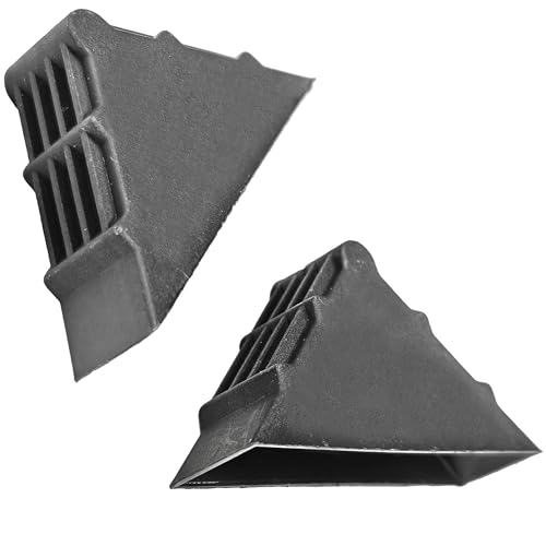 Image of Triangle Corner Guards 40Pcs, Fit for 0.6 Inch Thickness, Plastic Angle Covers Protectors for Picture Frame Wood Boards Shelves Glass Mirror Furniture, 1.89 x 1.89 x 0.65 Inch