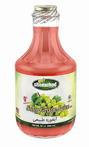Shemshad Sour Grape Juice 32 FL OZ Persian Verjus Not from