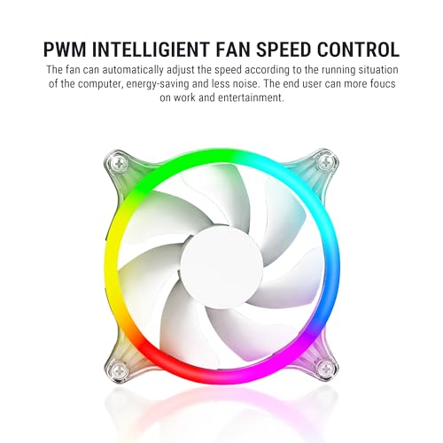 Image of Ant Esports ICE Chroma 360 ARGB 360mm ARGB Liquid Cooler /AIO with CPU Temperature Display - White | Support Intel & AMD CPU Socket AM5, AM4, AM3, LGA1700, 1200, 2066, 1151 | Evaporation-Proof Tubing