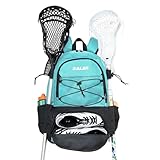 EALER ELB100 Lacrosse Bag, Turf Lacrosse Backpack Bag Large