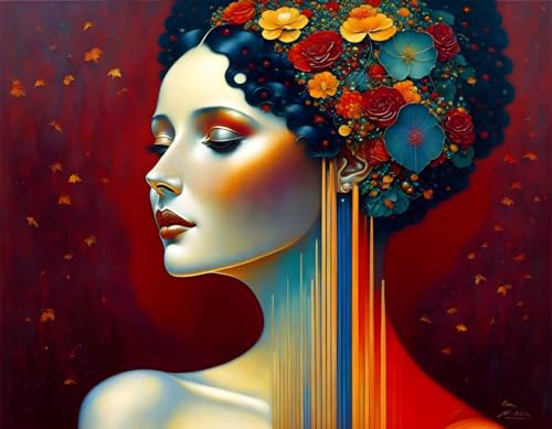 Poster sur toile Magnifique fille 58x90 pour habiller un mur vide avec style