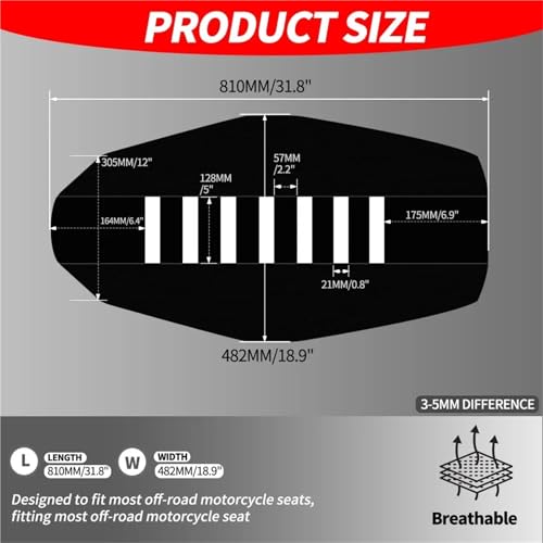 Funda para asiento de motocicleta doble y protector solar universal resistente 6