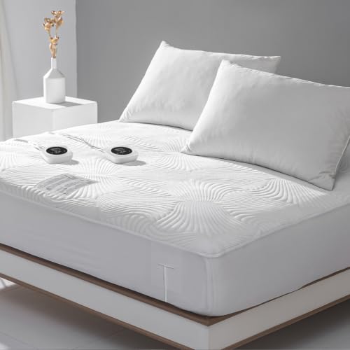 Queen Heated Mattress Pad with Dual Controls