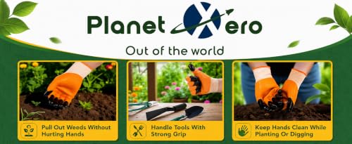 Image of Garden Gloves - Durable, Reusable and Breathable Gloves with Protective Claws for Gardening(GTK)