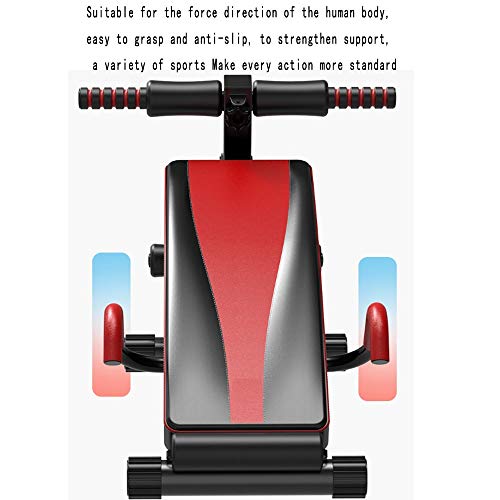 FEILA Adjustable Folding Fitness Barbell Rack and Weight Bench Weight Bench with Upgraded Wider Backrest Seat InclineDecline Exercise Workout Bench for Home Gym, Strength Training Full Body Workout