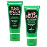 Bag Balm Vermont's Original Hand Moisturizer, Hand Balm for Dry Skin, Cracked Hands, Heels & Dry Hands Treatment, For Dogs and More Ointment, Dry Skin Lotion (2oz Tube (Pack of 2))