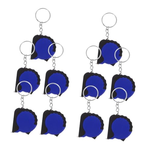 Cinta métrica retráctil mini llavero pack x10