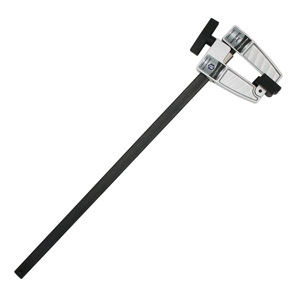 MichaelPro 18-Inch Smart F Clamps | Newly Designed Heavy Duty Steel Bar Clamps, Holds & Positions Quickly for Woodworking & DIY | MP018003