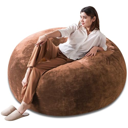4FT Bean Bag Chair for Adults,beanbag Chair with Filler,Memory Foam,Cozy