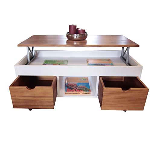 Table basse relevable blanche Karla 15 pour corriger la posture de dos - 4