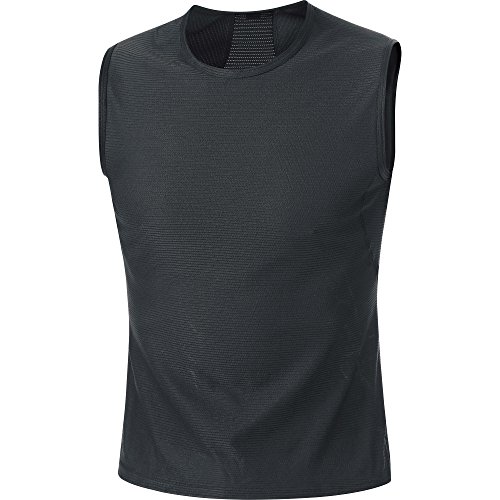 Gore Bike Wear Men's Base Layer Singlet, Black, Small