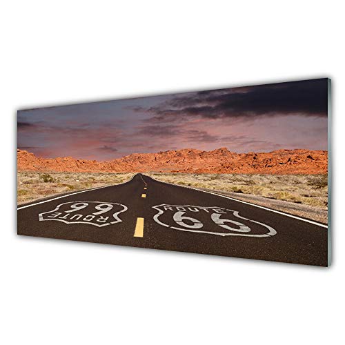 Tableau mural moderne acrylique paysage route haute définition - 2