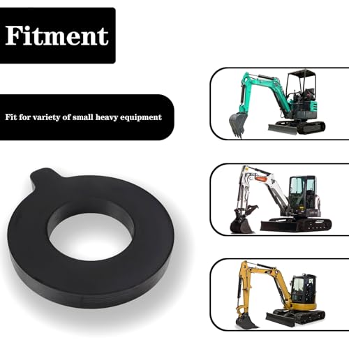 Image of 8 x 80mm Bucket Pin Shim Kit for Excavator and Skid Steer 2mm Thickness Fit for Cat Deere Komatsu Case Kobelco JCB