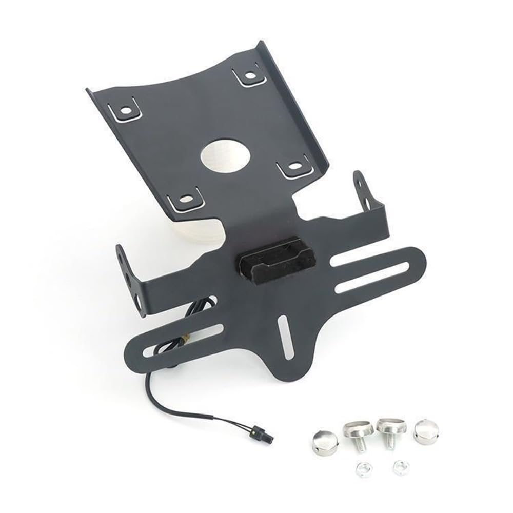 DDGBERFP For QJMOTO QJ550S 550 Motorcycle Rear License Plate Frame Short Tail License Plate Frame