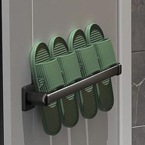 Prevessel Zapatero de Acero Inoxidable Montado en la Pared, Organizador Duradero para Baño, Sala de Estar, Soporte para Zapatos de 19,7 Pulgadas para Espacio Libre de Desorden