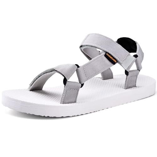 Image of WateLves Womens-Sport-Sandals Hiking Sandals with-Arch-Support Webbing-Outdoor-Beach-Water-Sandals for Travel-Walking-Trekking-Camping