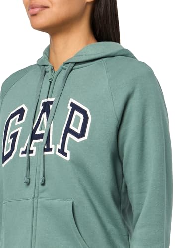 Image of GAP Women's Logo Hoodie Hooded Full Zip Sweatshirt