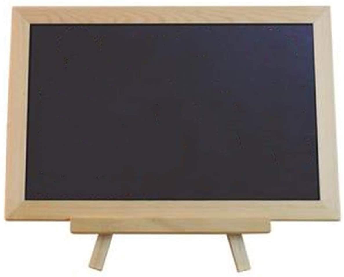 Pizarra, señalización de Escritorio, Tablero de Notas de Madera Vertical, Adecuado para Bares, restaurantes (30x40cm)