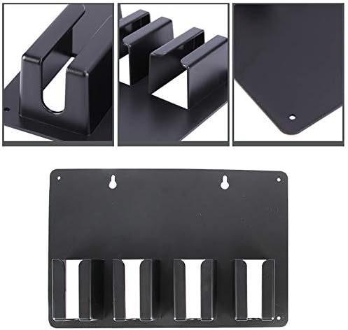 Barber Work Station Clipper Holder, Barber clipper keeper, Barber Clipper Organizer. (Black Wall mount)