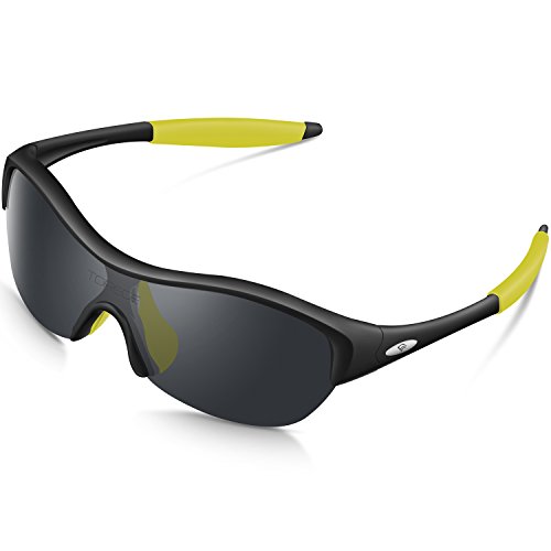 TOREGE Tr90 Flexible Kids Sports Sunglasses Polarized Glasses for Junior Boys Girls Age