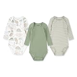 HUGGIES 3-Pack Long Sleeve Bodysuit