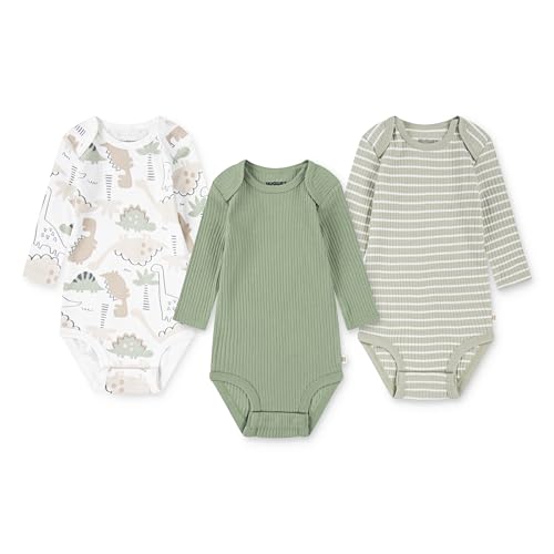 HUGGIES 3-Pack Long Sleeve Bodysuit