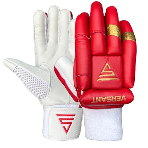 Image of VERSANT PRO DG Cricket Batting Gloves with PITTARD Palm (IPL Edition, Men Size, Right Handed)