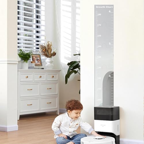 Tableau de croissance puzzle précis et miroir de mesure de hauteur pour tout-petits - 4
