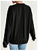 RoseSeek Women's Maternity Button Down Sweatshirts Crew Neck Long Sleeve Pullover Sweatshirts Black X-Small