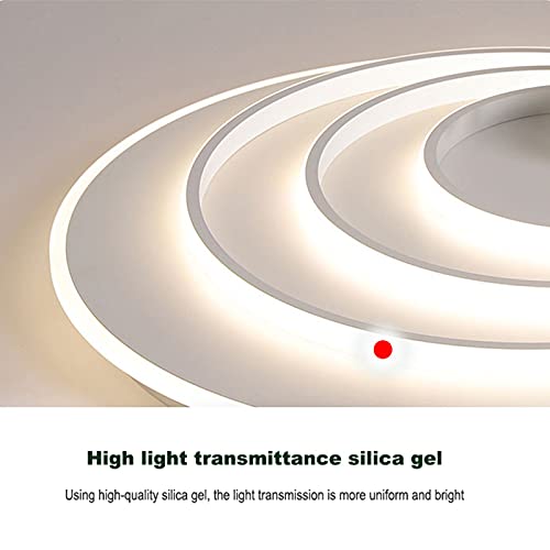 Plafonnier LED à gradation continue avec spots design moderne blanc 40+5W - 6