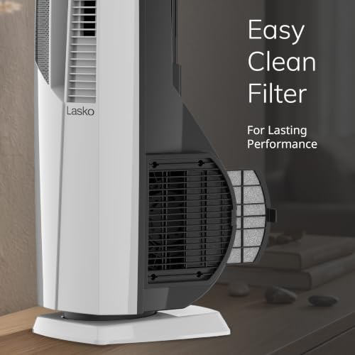 Lasko 38" DUO Comfort Tower Fan Space Heater - Remote - White - FHV820 | 1500W, Widespread Oscillation, High-Velocity Cooling, 3 Heat Settings, 4 Quiet Fan Modes, Indoor Fan and Heater Combo, Timer - image 6