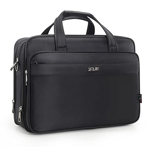 Large Briefcases For Men Canvas Tote Bag Laptop Case Computer Bag Business Work Bag Office