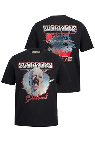T-Shirt Scorpions JP 1880 anti-serrage coton extensible grandes tailles homme - 7