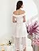 White Dress Women Wedding Dresses for Bride High Low Cocktail Dresses for Women Evening Party White Dress for Graduation Prom Homecoming White L