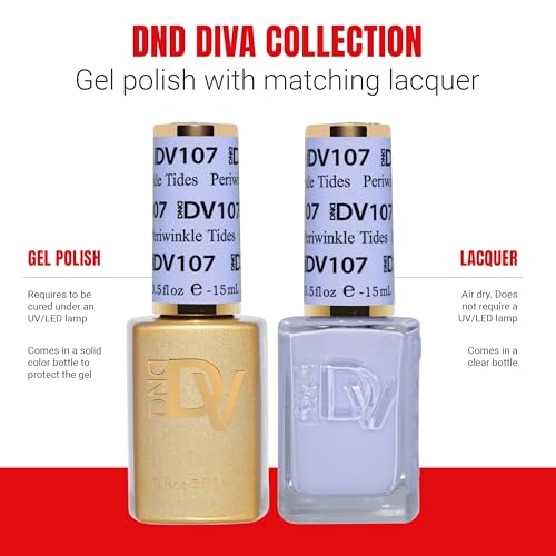 DND Gel Polish Set Coquette Collection UV/LED 0.5 Fl Oz miniatura 4