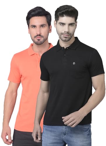 Image of Dollar Mens Cotton Casual Solid Polo Tshirt (Pack of 1)