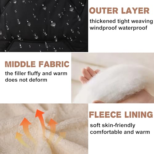 Image of AiWMGL 3T 4T 5T 6T Toddler Girls Winter Coat Jacket Outwear Clothes Warm Overcoat Snowsuit Puffer Parka Fur Lined Hood Kids