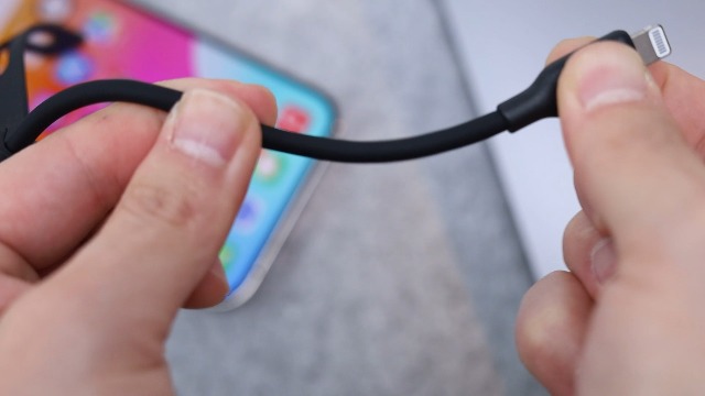 Image of Soft Silicone USB A to Lightning Cable (6FT, Black), Apple MFi Certified iPhone Lightning Cable, Car Charger Fast Charging Cable for iPhone 14 /13 /12 /11 Pro /Max /XS /XR iPad Air /Mini /Pro AirPods