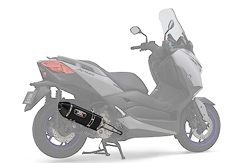 ヨシムラ フルエキゾースト XMAX(21-24) 機械曲R-77J サイクロン カーボンエンド EXPORT SPEC 政府認証 メタルマジック 110A-319-5120