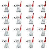 Acrux7 16 Pack Toggle Clamp, Small Toggle Clamps 60lb Holding Capacity 201-L Horizontal Adjustable Toggle Clamp Quick Release Hold Down Clamps for Woodworking, Smoker, Doors, Cabinets, Tool Boxes
