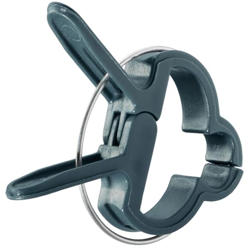com-four® 60x Pflanzenklemmen groß - Rankhilfen zur Sicherung von Pflanzen - Pflanzenklammern für Planen - Rankkäfige für Tomaten - Rosenklammern - grüne Pflanzenclips (060 Stück - 6x4.5cm)