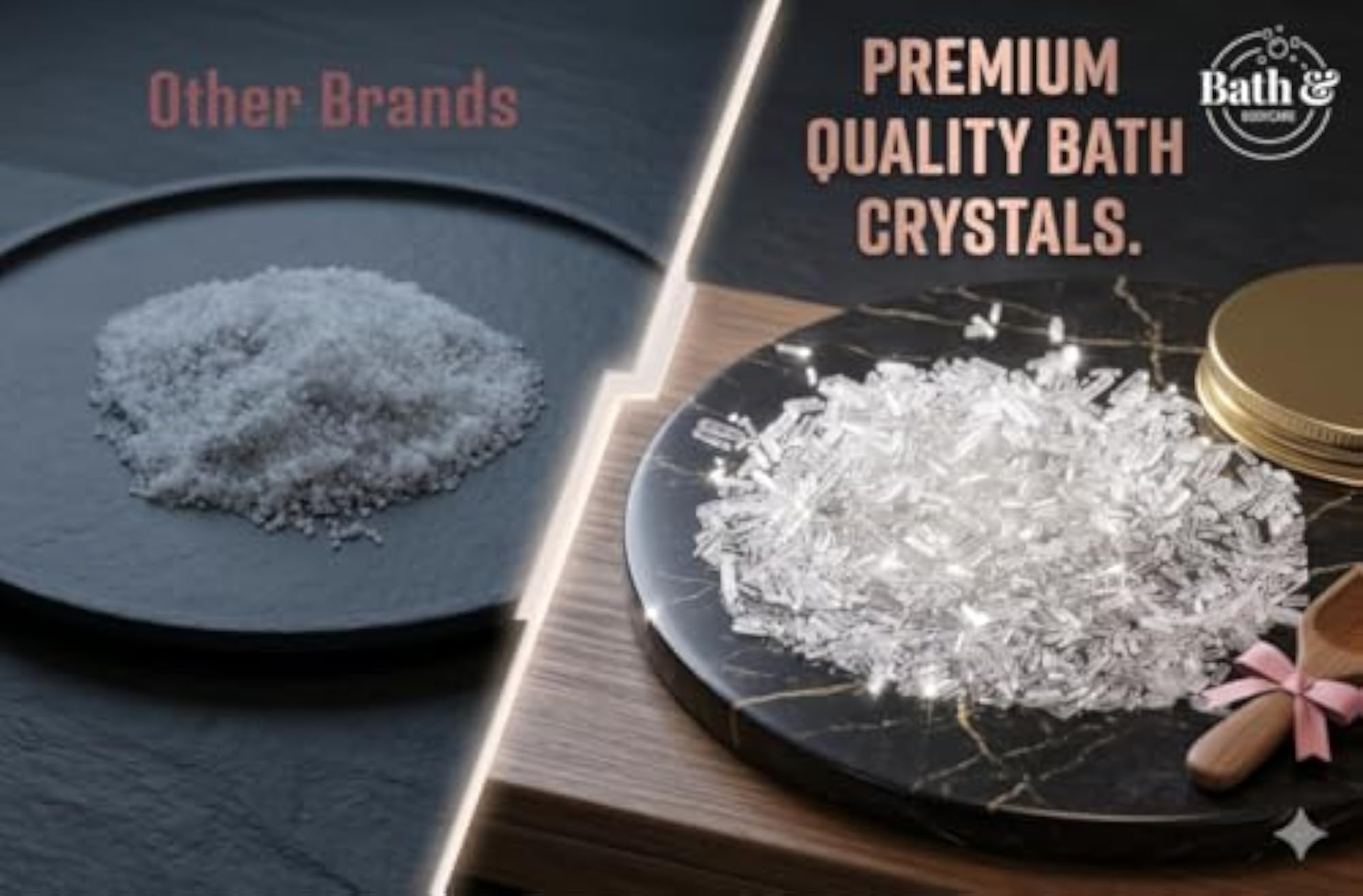 LUXE Epsom Salt Crystals for Foot Soak & Relaxation
