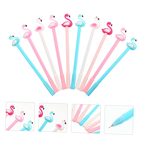 VILLCASE 10 bolígrafos gel cisne para oficina y escuela miniatura 2