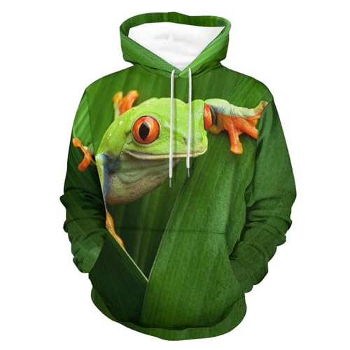 Hoodie grenouille UMENG sweat confort pour vos soirées
