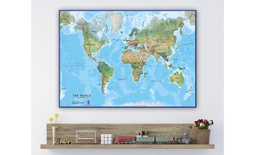 Motion World Map Poster Lenticular: Amazon.co.uk: Books