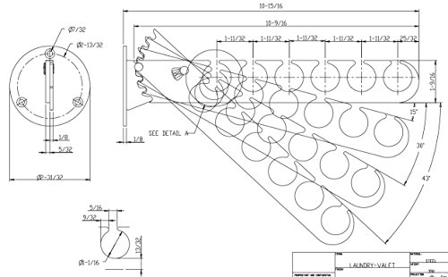 Adjustable Closet & Laundry Valet - Chrome - Our Strongest Model Ever! By Closet Organizers/Hardware #TOP1