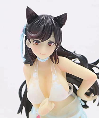 Njcore 22Cm Limited Edition Japan Anime Beautiful Girl Azur Lane Kaga White Dress Standing Adult Toy Statue Doll Action Figure Ornament Collectibles Decoration Gift #TOP6