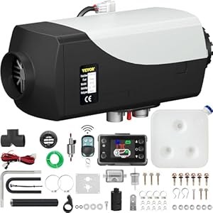 VEVOR 12V Standheizung Diesel, 8KW Diesel Lufterhitzer, Air Diesel Heizung, Air Standheizung, Luft Dieselheizung, Standheizung für Auto RV Boote LKW Wohnmobil Bus