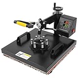 serigrafia digital precio Elemento de transferencia grande de 15" x 15": la placa de calentamiento grande proporciona una gran área de superficie para transferir imágenes a artículos de superficie plana como camisetas, tazas, gorras, platos de cerámica, etc. La superficie es antiadherente para evitar que se quemen Transferencias requieren una película separada de silicona/PTFE.