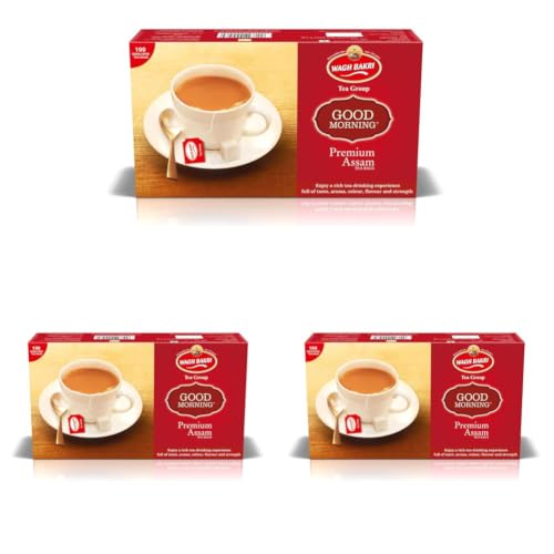 Image of Wagh Bakri Premium Assam Tea with Envelop, 200g (Pack of 3)
